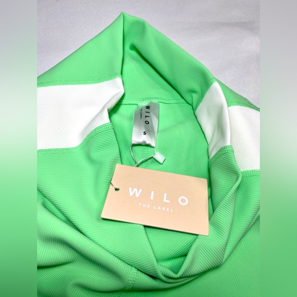 Activewear Shorts Rib Cross Waist Neon Apple Bike Yoga Shorts Gym - Picture 8 of 10